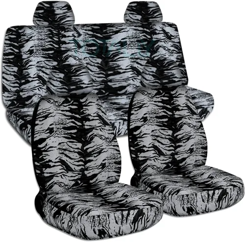 Vista 34 de Totally Covers Fundas de asiento compatibles con Volkswagen VW New Beetle/Bug 1998-2011: Aqua Ladybug, juego completo delantero y trasero