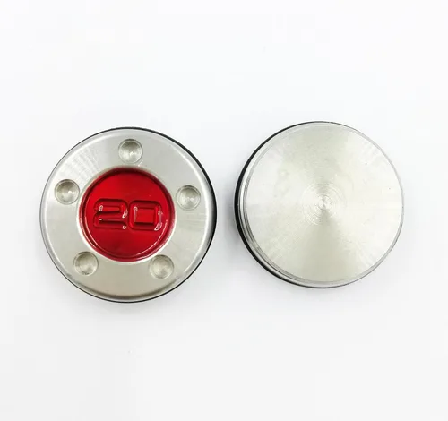 Vista 5 de 2 pesos personalizados de 0.71 oz + llave roja para putters Titleist Scotty Cameron, color rojo