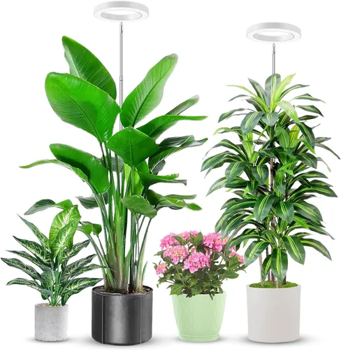 Vista 13 de Aokrean Luz de Crecimiento para Plantas, 48 LEDs Luces de Crecimiento de Espectro Completo para Plantas de Interior, Lámpara de Crecimiento