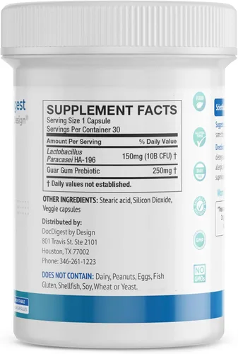 Vista 7 de Probiótico Antidiarreico para SII para el Alivio de la Diarrea y el SII-D - Píldoras Antidiarreicas Clínicamente Estudiadas para Comodidad a Largo