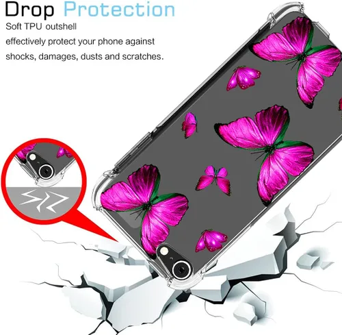 Vista 7 de Funda para iPod Touch 7 / iPod Touch 6 / iPod Touch 5 Linda funda, transparente flexible parachoques TPU suave goma silicona funda funda para Apple