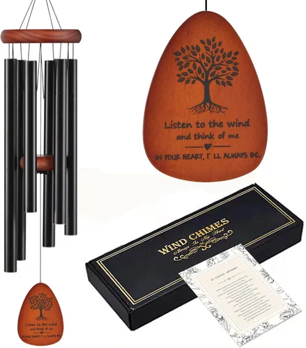 Campanillas de viento conmemorativas para la pérdida de un ser querido, carillón de viento de 32 pulgadas en memoria de un ser querido como madre