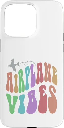 Vista 31 de Groovy Airplane Vibes Travel Mode Pilot Crew Retro Vacation Case for iPhone 16