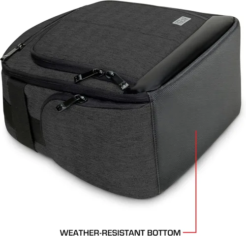 Vista 7 de USA Gear Mochila compacta para drones – Funda para dron cuadricóptero RC compatible con DJI Mini 4K, DJI Mini 3, AVIALOGIC, Controller y más Negro