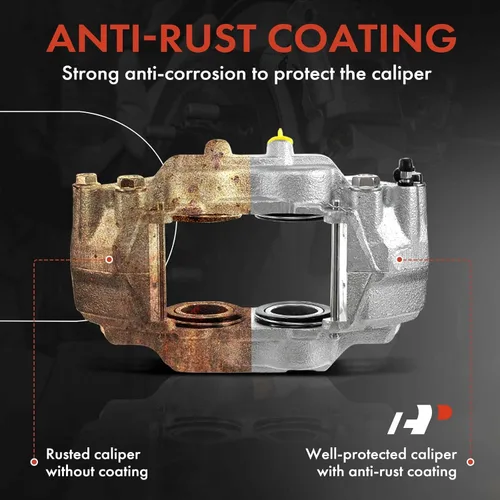 Vista 6 de A-Premium Conjunto de pinza de freno de disco compatible con modelos seleccionados de Chevy - Cobalto 2008-2010 2.0L 2.2L 2008 2.4L, HHR 2008-2010