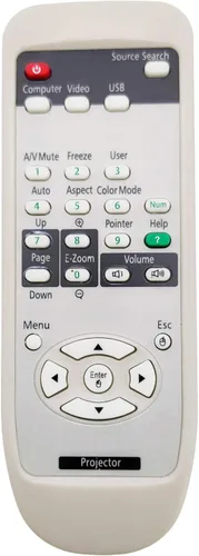 Vista 8 de 1599176 Control remoto del proyector para Epson EX3220, EX5220, EX5230, EX6220, EX7220, EX7230 Pro, EX7235 Pro, VS230, VS330, VS335W, PowerLite
