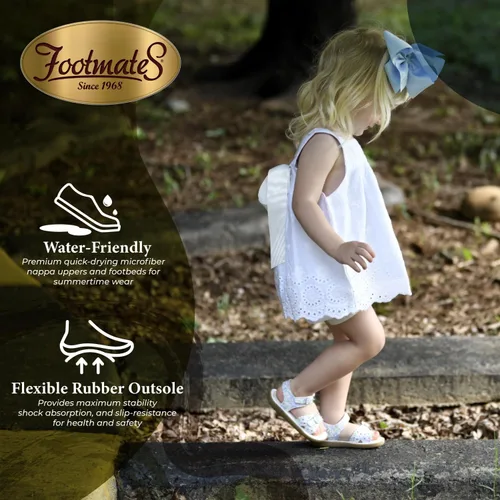 Vista 2 de FOOTMATES niñas Eco-ariel (bebébebéniño pequeño)