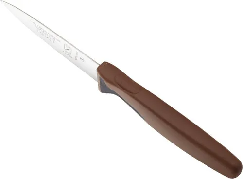 Vista 4 de Mercer Culinary Millennia - Cuchillo de pelar delgado con mango de color, 3 pulgadas, color marrón