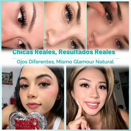 Vista 3 de AMZGIRL Lash Clusters Kit, D Curl Volume Eyelash Extensions, Medusa