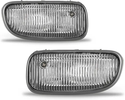 AUTOWIKI Luces antiniebla aptas para Jeep Grand Cherokee 1999 2000 2001 2002 2003 con bombillas halógenas 1 par