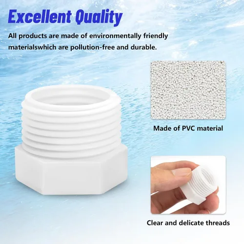 Vista 4 de Serie 439 - Adaptador de buje hexagonal hembra NPT de 3/4 pulgadas NPT macho x 1/2 pulgada NPT hembra, paquete de 12