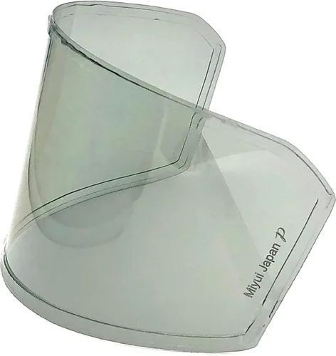 Vista 2 de Shield Protector Universal para Casco de Motocicleta Película Anti-Vaho, Inserto de Lente de Visera Polarizada Gris Resistente a la Niebla 3.83" x