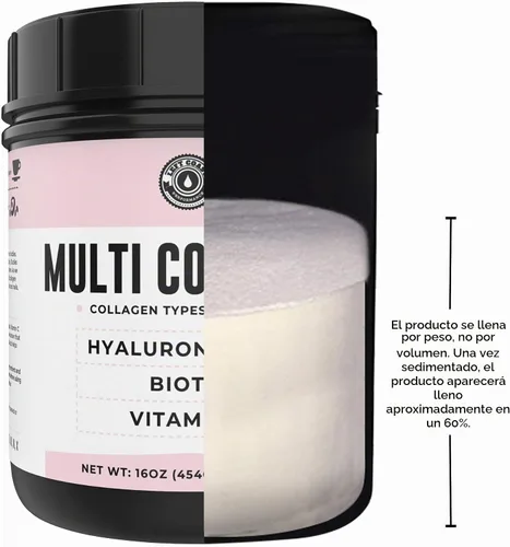Vista 5 de Left Coast Performance Caldo de hueso puro y polvo de colágeno múltiple para soporte de articulaciones, cabello, piel y uñas