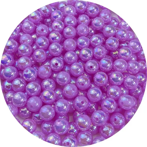 Vista 20 de 1000 cuentas de perlas para manualidades de 0.236 pulgadas, colores AB, cuentas redondas sueltas para collares, pulseras, aretes, fabricación