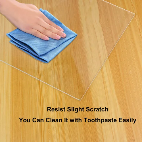 Vista 6 de YSTIME Hoja de Acrílico Transparente de 8" x 12" Plexiglás Hoja de Plástico para Manualidades Tablero Acrílico Transparente con Papel Protector