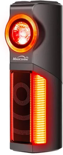 MagicShine SEEMEE R300 - Luz trasera de radar para bicicleta con detección inteligente de visión trasera, gran angular de 270 ° que aumenta la
