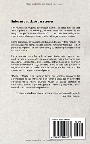 Vista 2 de Mujer, enfócate y sé valiente Tu guía para tener negocios y una vida con propósito (Spanish Edition)
