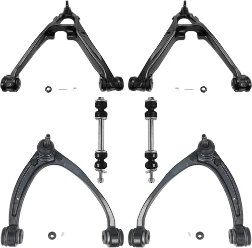 Vista 176 de Detroit Axle - Kit de brazos de control de extremo delantero RWD para Dodge Charger Challenger Chrysler 300, 2 brazos de control delantero