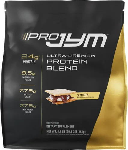 Vista 13 de Pro JYM Proteína en Polvo Sabor Galleta de Chocolate Crunch - Aislados de Proteína de Suero, Caseína y Proteína de Leche, Construcción de Músculo