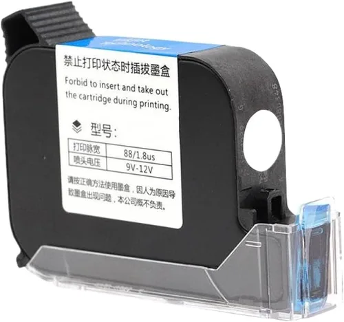 Vista 8 de 12.7mm 2588 JS12 42ML Universal Quick-Drying Printer Ink Cartridge in Black Red Blue Green for Handheld Inkjet Printers(12.7mm-Black)