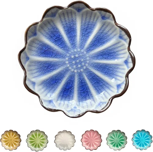 Vista 12 de Soporte de cuchara de cerámica para estufa, soporte de cuchara lindo con flores para encimera de cocina, soporte para cucharas de cocina