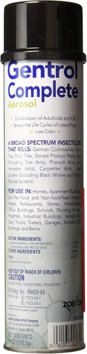 Zoecon Gentrol Complete - Insecticida de amplio espectro, lata de 18 onzas, blanco/azul