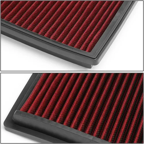 Vista 3 de DNA Motoring AFPN-128-RD Filtro de aire lavable con panel de aire limpio, mejora el rendimiento del motor, potencia y aceleración