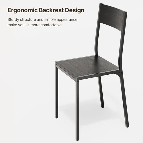 Vista 16 de Gizoon Juego de mesa de comedor para 2, mesa de cocina de 3 piezas con 2 sillas para espacios pequeños, apartamento, cocina, comedor, ahorro