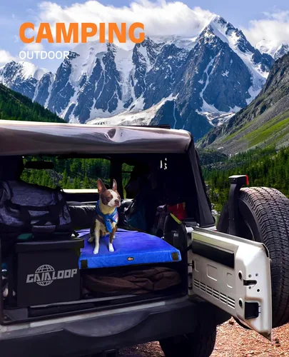 Vista 7 de Gaialoop Colchón de espuma viscoelástica de 3 pulgadas de grosor, colchón de futón matrimonial, tapete portátil para dormir, colchoneta enrollable