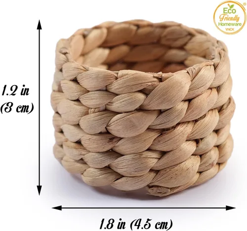 Vista 2 de 48 servilletas bohemias, servilletas de Pascua, Servilleteros para mesas, servilletas a granel, servilletas de mesa de jacinto de agua para Navidad