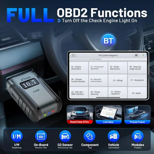 Vista 9 de Herramienta de diagnóstico del escáner OBD2 XTOOL Anyscan A30M V2.0, herramienta de escaneo bidireccional inalámbrico 2026 con actualizaciones