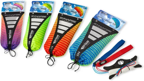 Vista 5 de Prism Kite Technology Synapse Cometa de parafoil de doble línea: una cometa de nivel de entrada ideal para niños y adultos para kiting de doble línea