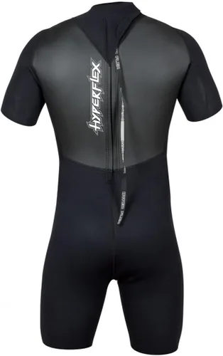 Vista 2 de HYPERFLEX Traje de neopreno corto de 0.098 in para hombre y mujer, surf, deportes acuáticos, buceo, esnórquel, cómodo, flexible, ajuste anatómico