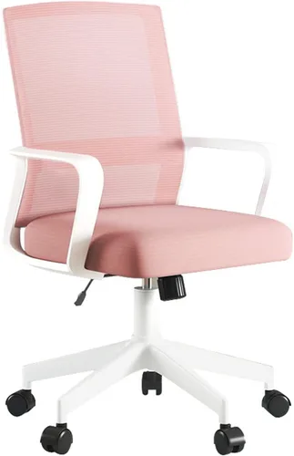 Vista 9 de Silla de oficina en casa, silla de escritorio con respaldo alto con soporte lumbar ajustable, silla de computadora con cojín suave, silla giratoria
