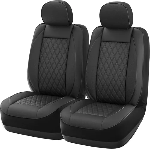 GIANT PANDA Funda de asiento delantero para Nissan, protectores de asiento de cuero con ribetes de ajuste personalizado para Nissan Rogue Altima