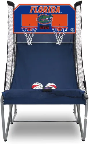 Vista 12 de Pop-A-Shot - Home Dual Shot with NCAA Graphics l Sensor Scoring l 16 Game Modes l 7 Balls l Foldable Storage l for All NCAA Fans
