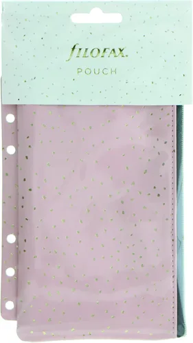 Vista 2 de Filofax Accesorio, compatible con tamaño A5/personal, bolsa con cremallera, 6.7 x 4.02 pulgadas, colección de confeti (B132709)