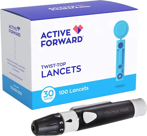Dispositivo de punción Microlet + 100 Active Forward 1.06 oz Lancetas