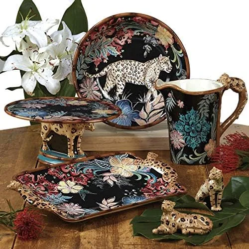 Vista 2 de Leopard Exotic Jungle - Juego de salero y pimentero en 3D