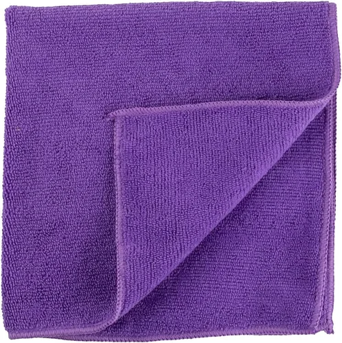 Vista 10 de Restaurantware Clean Tek - Paños de limpieza profesionales de 16 x 16 pulgadas, 100 toallas de microfibra sin pelusas, altamente absorbentes, no Gris