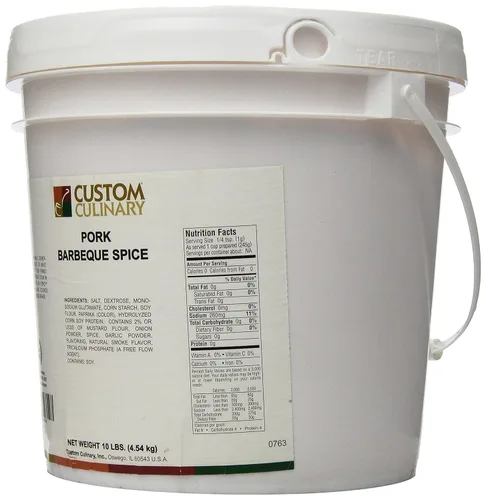 Vista 3 de Custom Culinary Especias de Barbacoa de Cerdo, 10 Libras