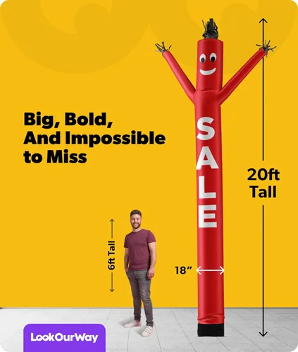 Vista 3 de LookOurWay Accesorio inflable del hombre del tubo de los bailarines del aire de la venta