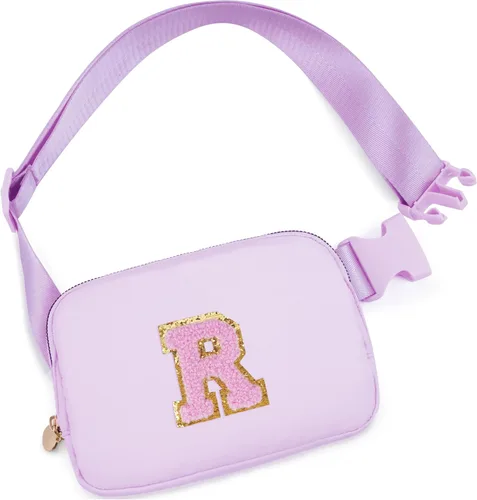 Vista 47 de Bolsa de cinturón para niñas y mujeres, bolsas cruzadas, riñonera, riñonera personalizada, Negro, Small