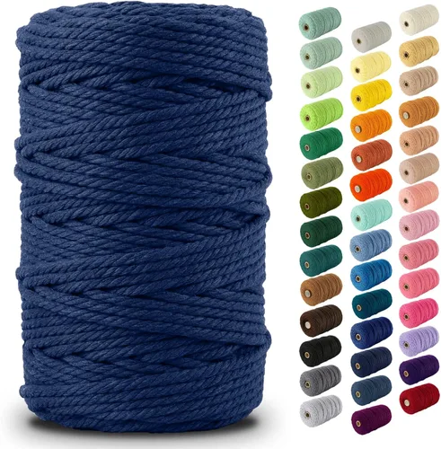 Vista 158 de Nook Theory Hilo de macramé de 3mm 109 yardas - Cuerda de macramé suave de 4mm, 5mm perfecta para nudos - Suministros de macramé para colgadores