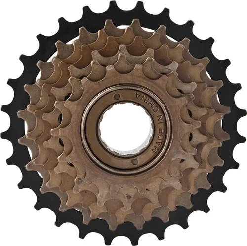 Vista 2 de Fydun Tornillo de 6-8 velocidades, piñón de casete de rueda libre 7 velocidades accesorio de repuesto para bicicleta de montaña