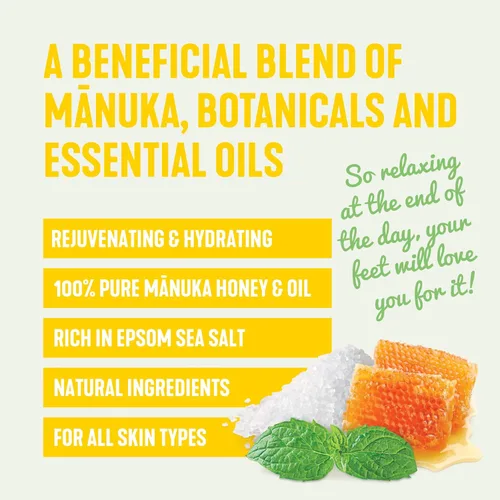 Vista 2 de One Tree Hill Manuka Foot & Nail Soak Mezcla de miel de manuka y aceites esenciales 1 libra