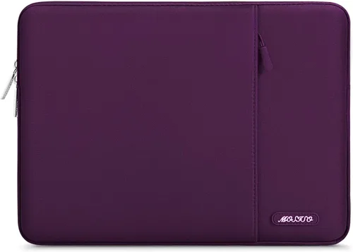 Vista 25 de MOSISO Funda vertical de poliéster con bolsillo para laptop de 15 pulgadas, para computadora MacBook Air 15 M4 A3241, M3 A3114 y M2 A2941 de 2025