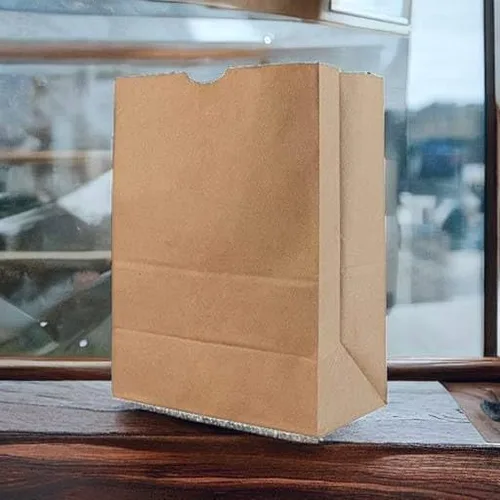 Vista 5 de Bolsa de papel marrón grande de 57 libras de alta resistencia 50 unidades, bolsas de compras ecológicas, ideal para comestibles, venta al por menor