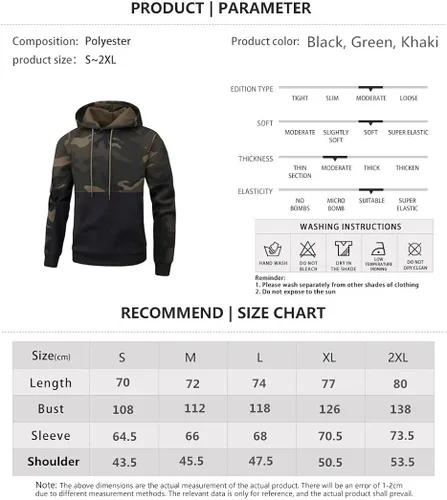Vista 5 de Mooncolour Cozy Sport Outwear - Sudadera de forro polar con capucha para hombre