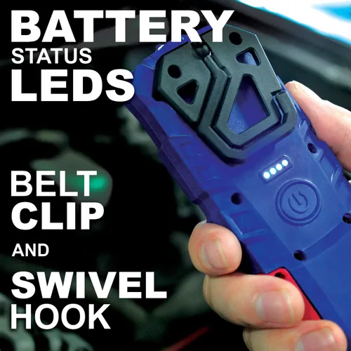 Vista 5 de Clore Automotive Light-N-Carry LNC1341 - Luz de trabajo LED COB recargable, 300 lúmenes